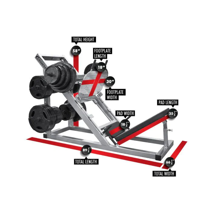 Angled Leg Press Machine Legend 3122