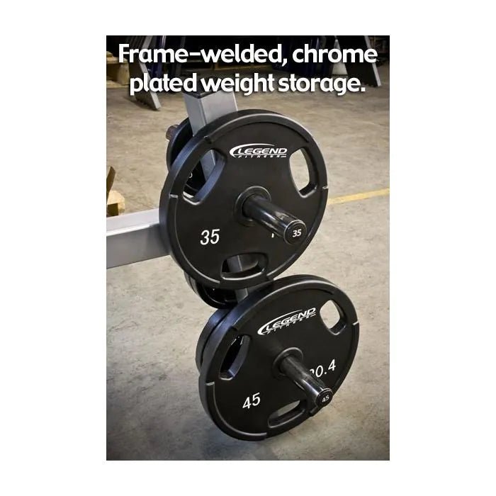 Olympic Flat Bench w/ Plate-Storage #3150 Legend