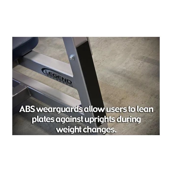 Olympic Flat Bench w/ Plate-Storage #3150 Legend