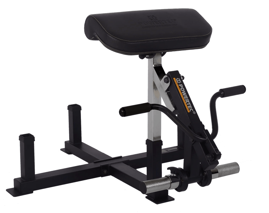 Workbench Accessory Storage Rack WB-ASR shown with attached arm curl accessories