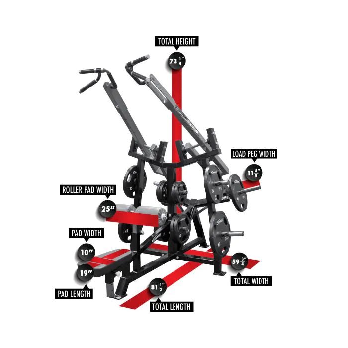 LeverEDGE Unilateral Diverging Lat Pulldown Legend 6005