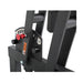 Close-up view of the seat adjustment mechanism on the TKO Glute Ham Developer