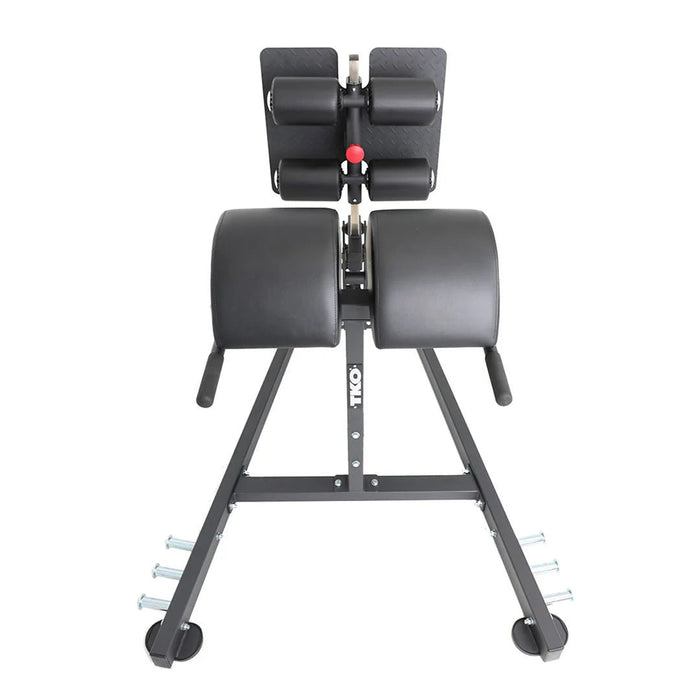 Close-up of TKO GHD split pad and adjustable footrest