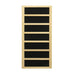 Dynamic Barcelona 2-Person Far Infrared Sauna made from Canadian Hemlock with chromotherapy lighting back panel