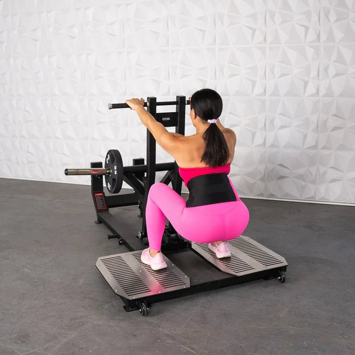 Excel Glute Line Belt Squat - Muscle D- Plate Loaded Belt Squat - Non Slip Deck