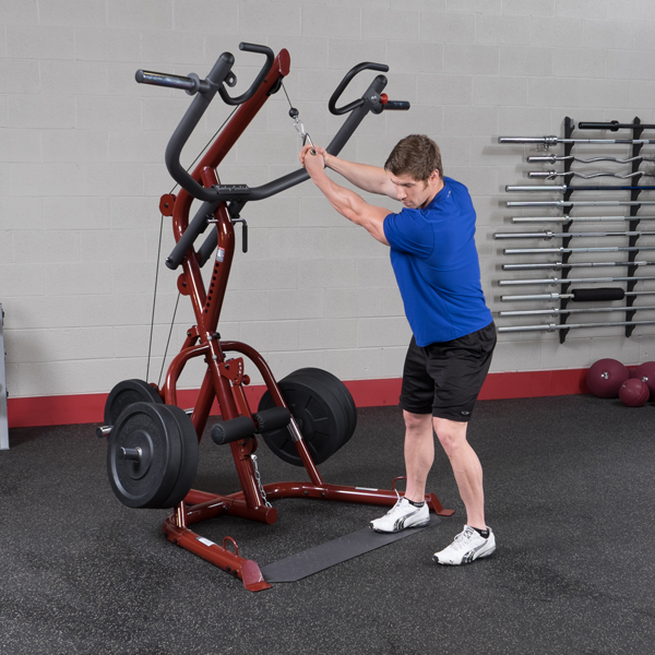 Corner Leverage Gym GLGS100 Black