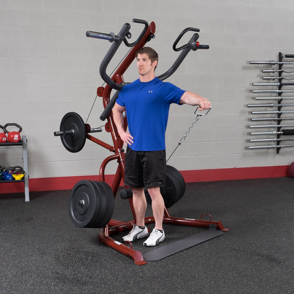 Corner Leverage Gym GLGS100 Black