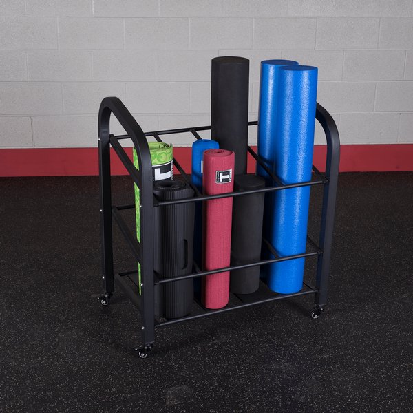 Foam Roller and Yoga Mat Rack GYR500
