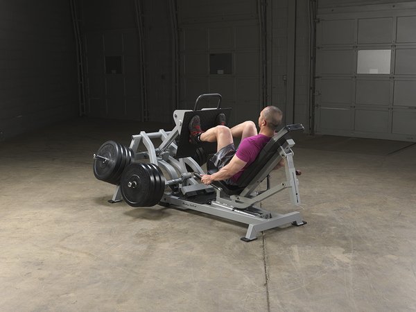 Body-Solid Leverage Horizontal Leg Press Pro Clubline LVLP for Strength Training
