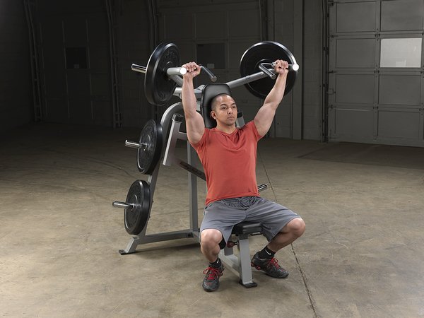 Leverage Shoulder Press Machine Pro Clubline LVSP
