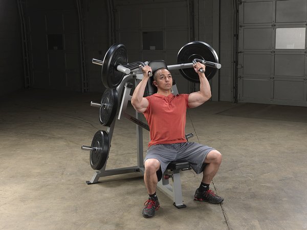 Leverage Shoulder Press Machine Pro Clubline LVSP