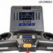 Bodycraft T800 Treadmill on a white background with zoomed-in image of the 9" console showing advanced features and controls.