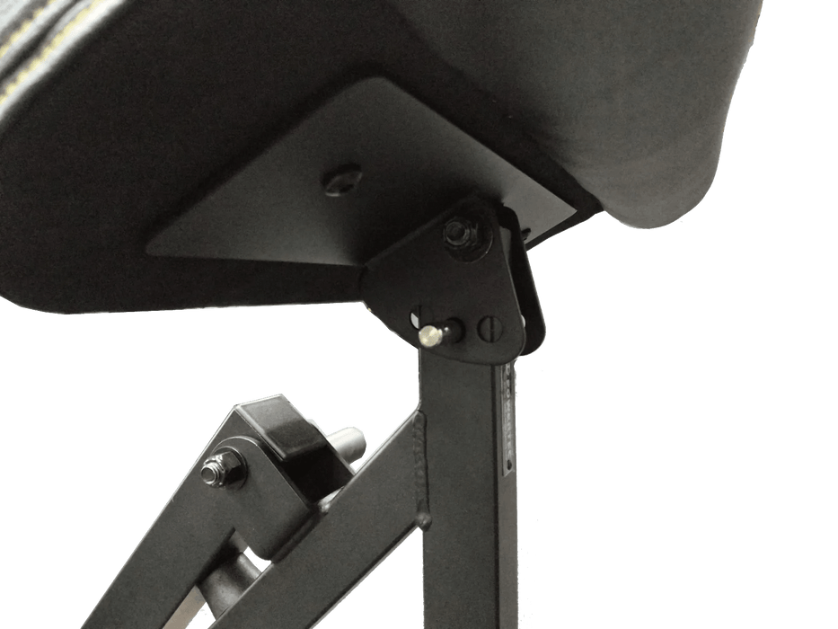 Close-up view of Workbench Curl Machine Attachment WB-CMA detailing design