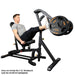 Workbench Leg Press Attachment WB-LPA connected to Powertec Workbench with weights an athlete