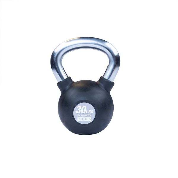 Body-Solid Tools KBZ Premium Kettlebells - Durable Cast Iron Kettlebells with Rubber Coating