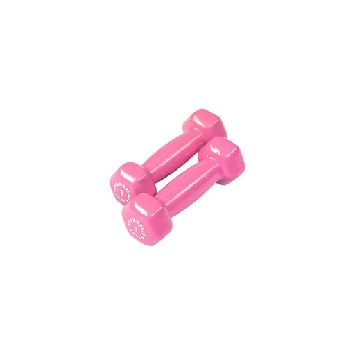  Body-Solid Tools 1 lb Vinyl Dumbbell Pair with durable coating