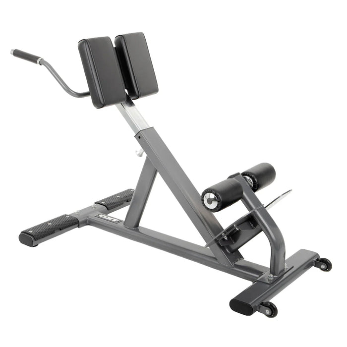 Commercial Hyper Extension Bench 876HP with adjustable angles and transport wheels