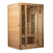Maxxus Seattle 2-Person Infrared Sauna made from Canadian Hemlock with carbon heaters and chromotherapy lighting