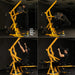 Four Images of Powertec Workbench LeverGym® WB-LS20-YY Showing 6'4" Athlete Working Out on the Machine