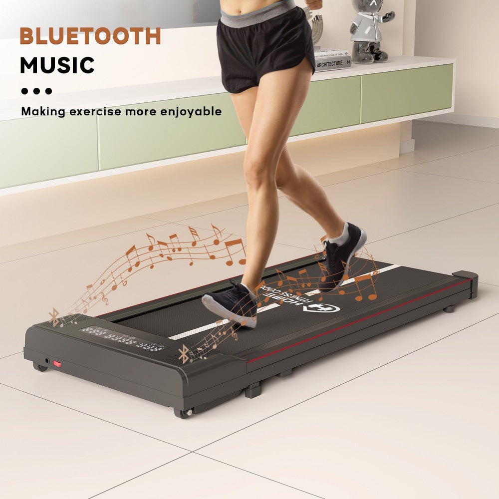 Tapis de Course Q2 avec Haut-parleur Bluetooth, Vitesse 1-10 km/h