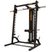 Side view of the Powertec Roller Smith Machine WB-RS with Lat Pulldown attachment
