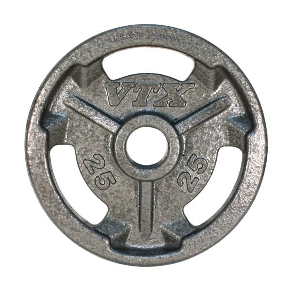 Troy VTX 25 lb Cast Iron Olympic Grip Plate - GO-V