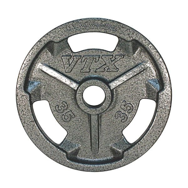 Troy VTX 35 lb Cast Iron Olympic Grip Plate - GO-V