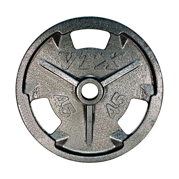 Troy VTX 45 lb Cast Iron Olympic Grip Plate - GO-V