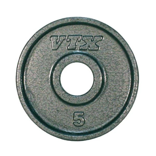 Troy VTX 5 lb Cast Iron Olympic Grip Plate - GO-V

