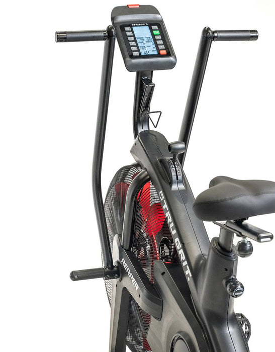 Front view of the Tru Grit Reaper Bike with magnetic resistance