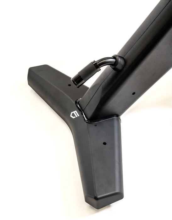 Close-up of the transport handle for easy movement of the Tru Grit Reaper Bike