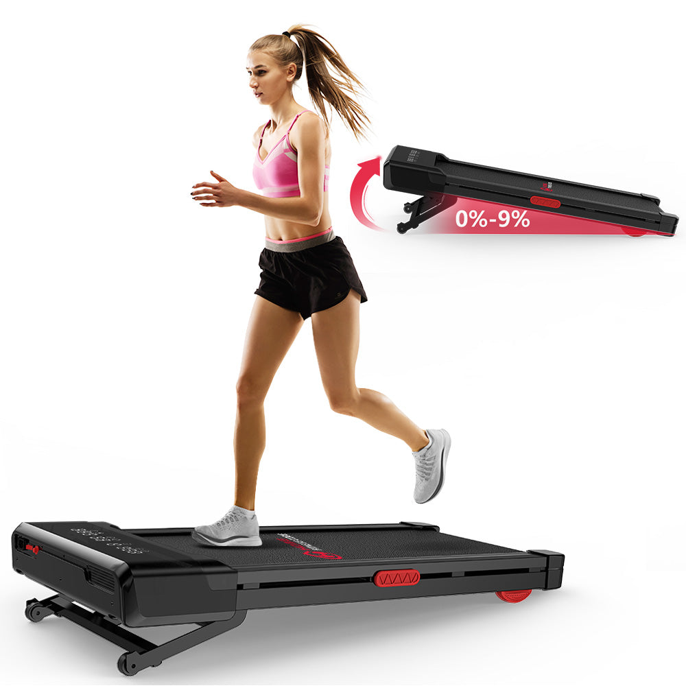 Tapis de Course Y1 avec Inclinaison Automatique de 0 à 9%, Vitesse de 1-10KM/H