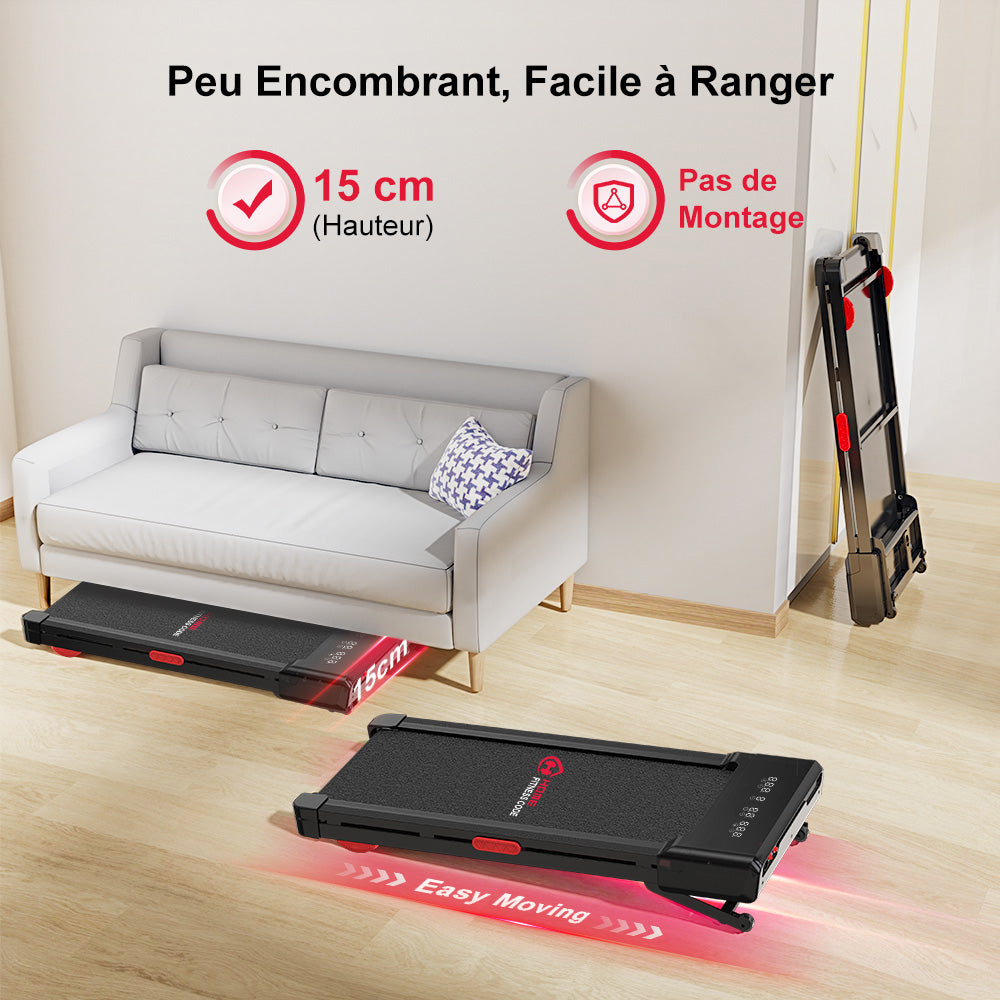 Tapis de Course Y1 avec Inclinaison Automatique de 0 à 9%, Vitesse de 1-10KM/H