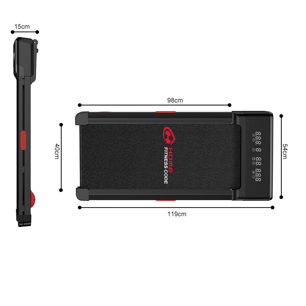 Tapis de Course Y1 avec Inclinaison Automatique de 0 à 9%, Vitesse de 1-10KM/H