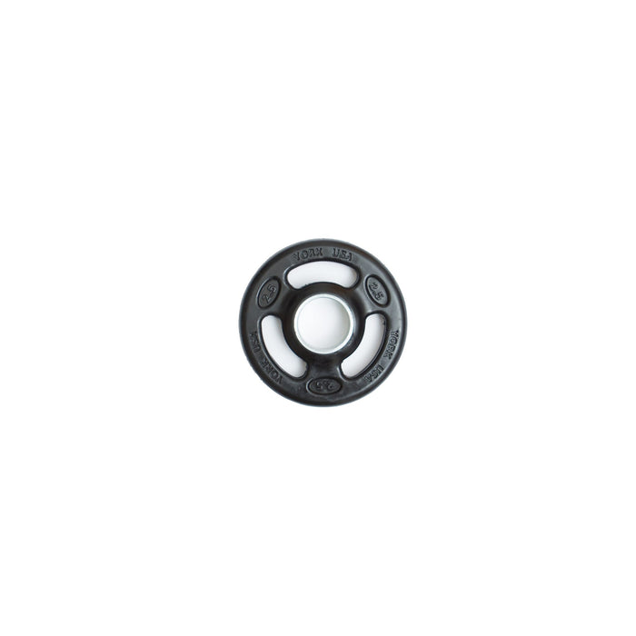 York Iso-Grip Rubber Encased Steel Olympic Plates
