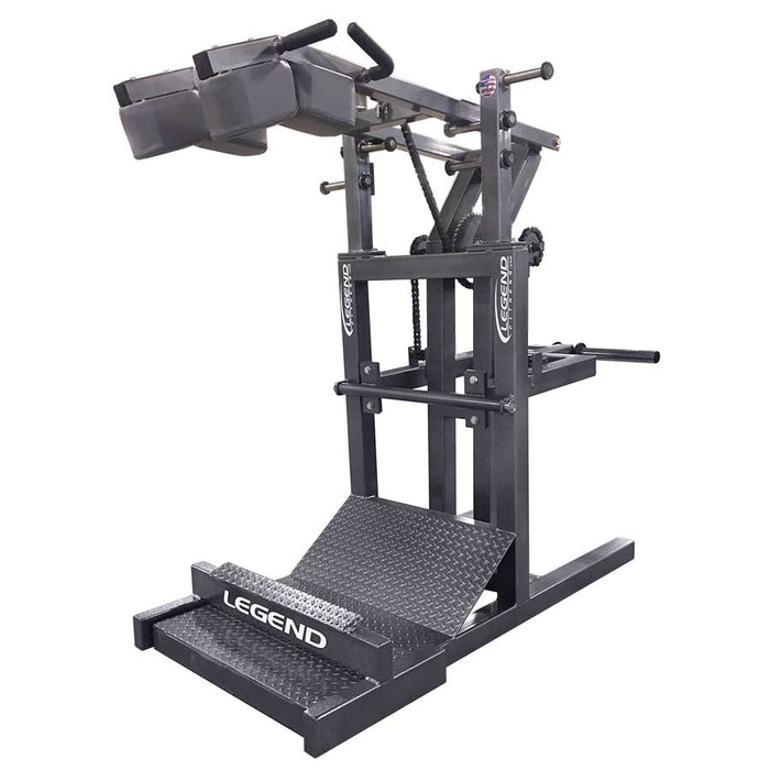 Squat Machine w/ Calf Blaster - Legend 3129