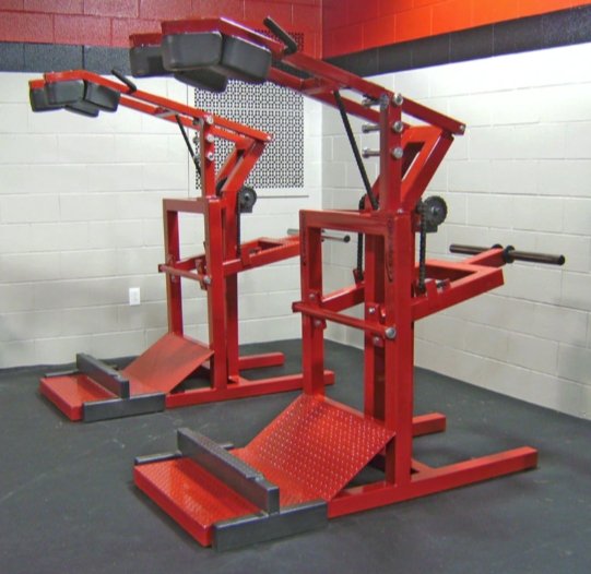 Squat Machine w/ Calf Blaster - Legend 3129