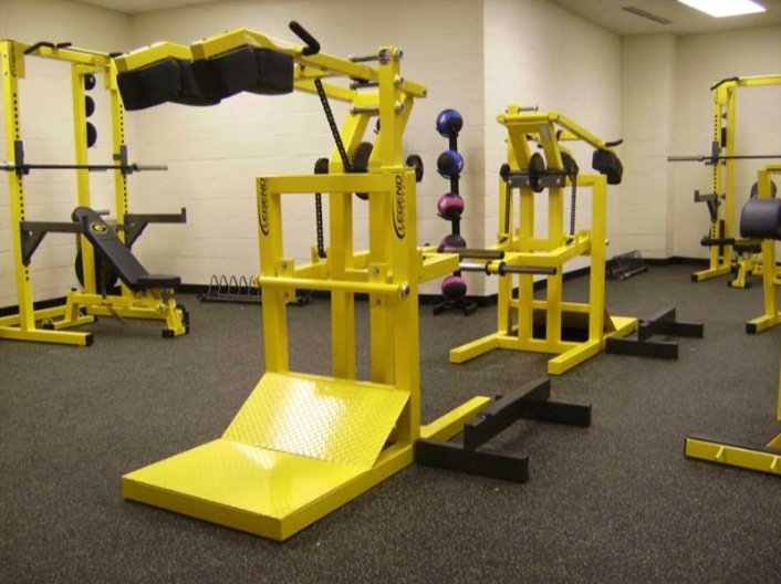 Squat Machine w/ Calf Blaster - Legend 3129
