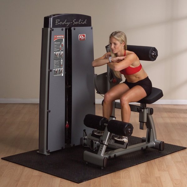 Pro Dual by Body-Solid Commercial Ab and Back Machine Combo DABBSF