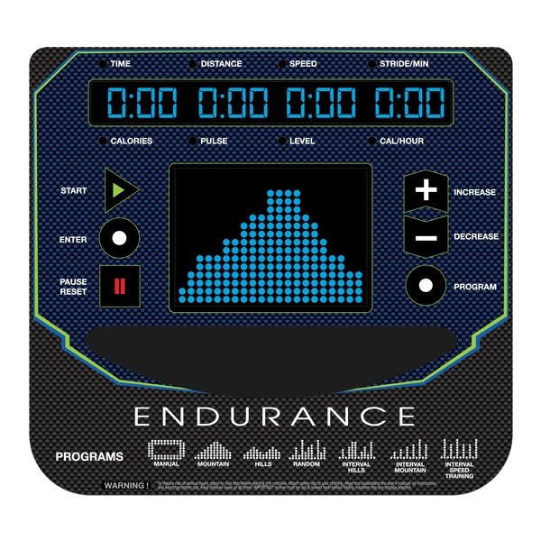 Elliptical Endurance E5000 Non Motorized Compact Commercial