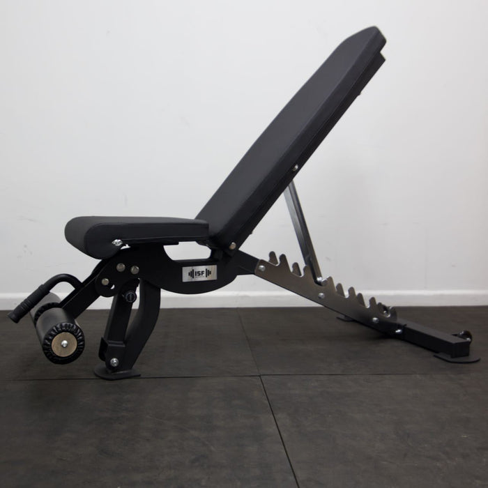 ISF Adjustable Weight Bench FID Black Incline 1000LB