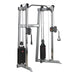 Body-Solid GDCC210 Compact Functional Trainer Cable Machine with dual weight stacks, ergonomic design, and space-saving footprint, shown on a white background.