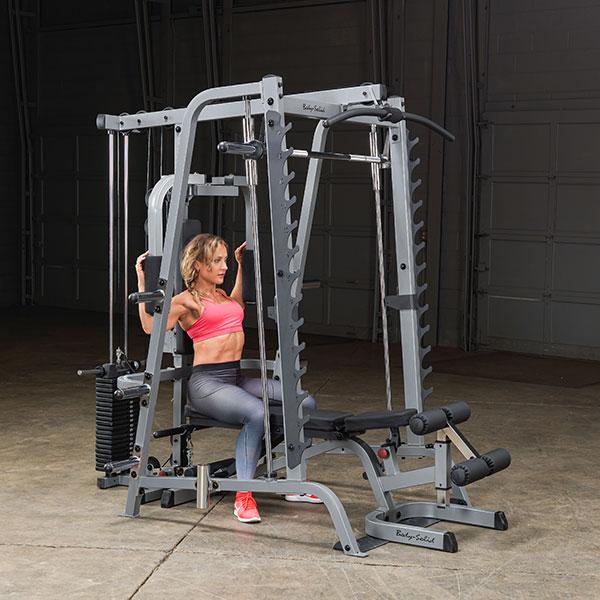 Series 7 Smith Machine Gym By Body-Solid GS348QP4B