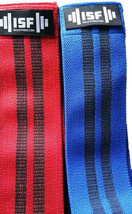 ISF Hip / Booty Bands Red & Blue