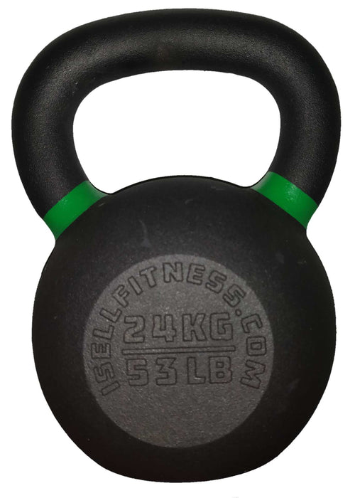 24kg ISF Kettlebell back side on white background