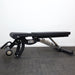 ISF Adjustable Weight Bench FID Black 1000LB Side
