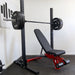 ISF Home Gym Pacakge Barbell Weight Plates Bench Squat Rack Incline 72"