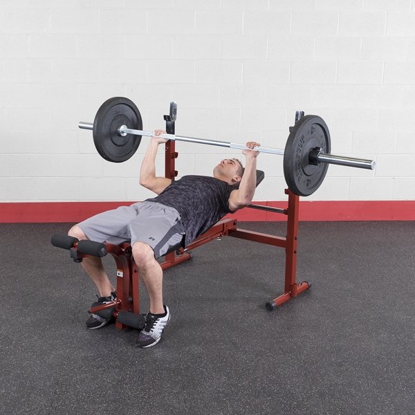 Olympic Bench with Leg Developer