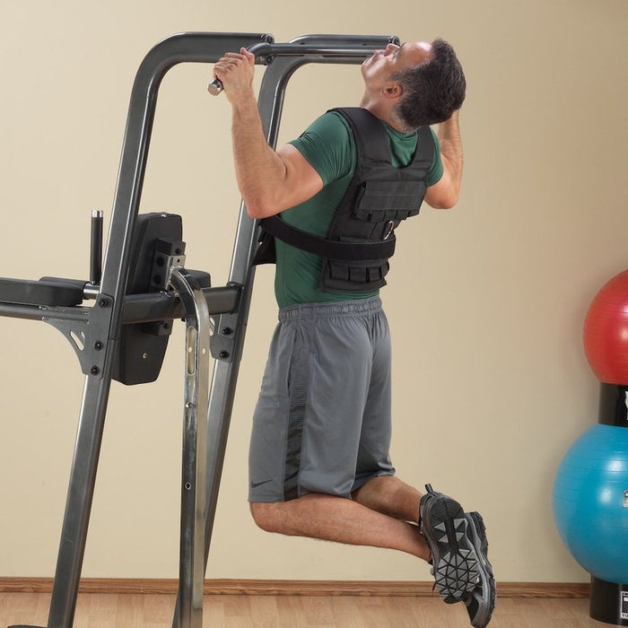 Body-Solid Fusion VKR Dip Pull-Up Station Power Tower FCD